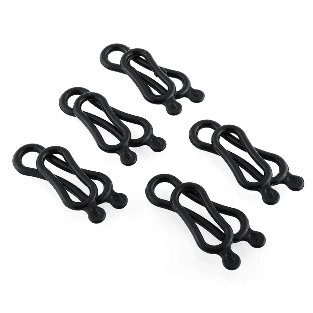 

10pcs 5 Pair Black Rubber Rings For Q5 T6 Headlight Headlamp Bicycle Useful New
