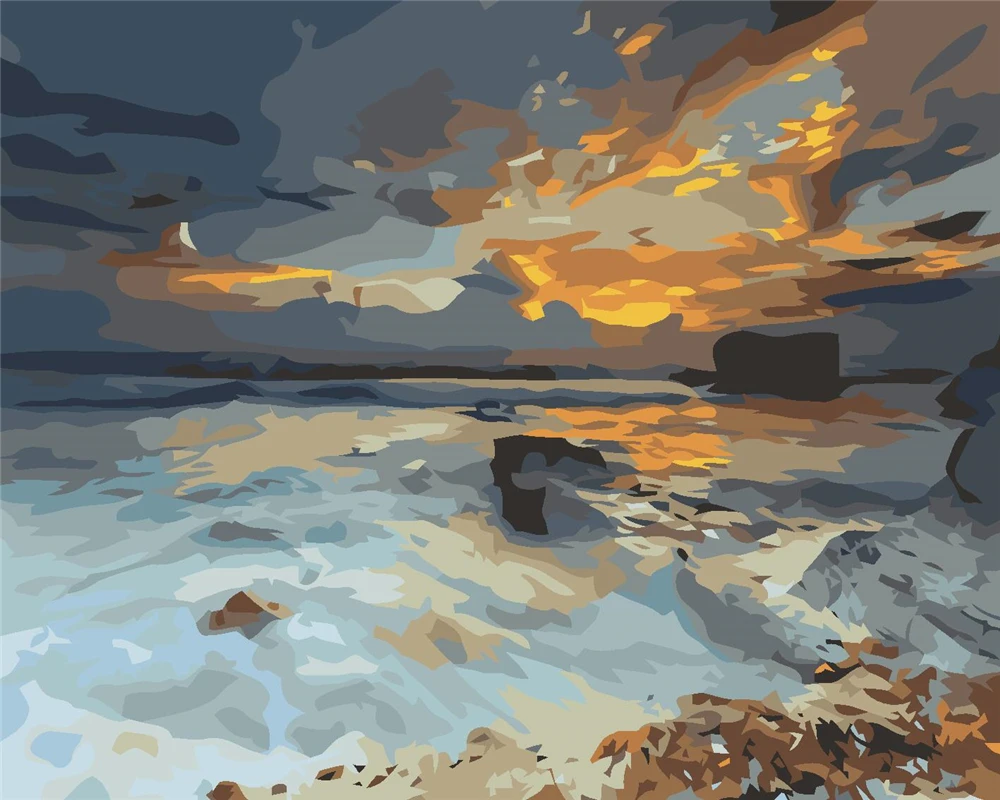 

Forsaken Paint By Numbers Kits For Adult Diy Canvas Painting For Adults Beginner No Frame Picture Color By Numbers
