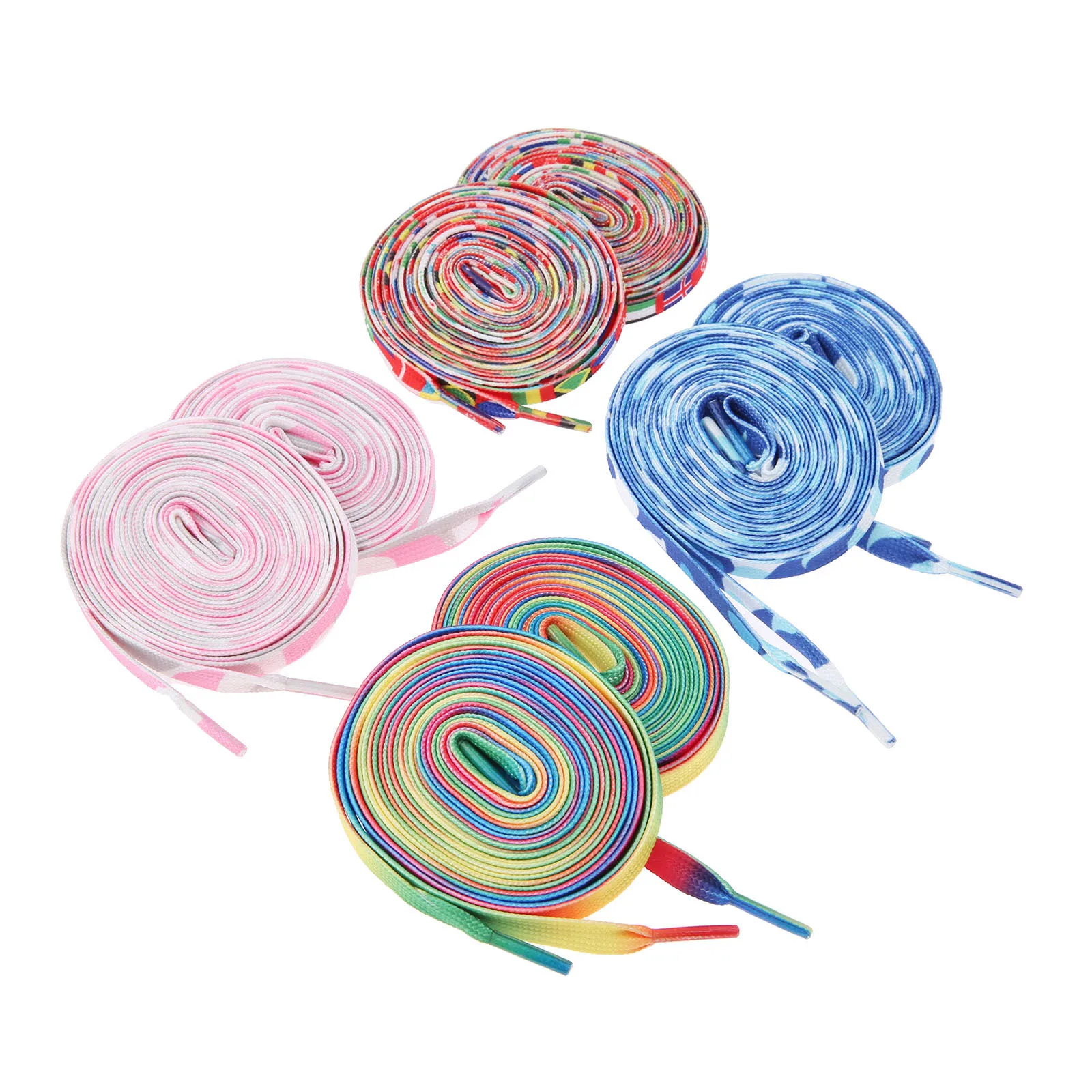 2 пары катание Шнурки для катания на скейтборде/Роликовые коньки/спортивная