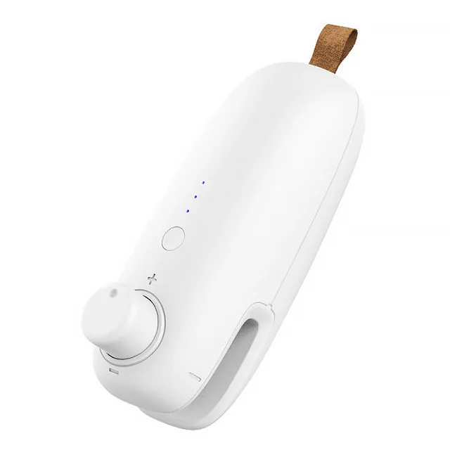 

USB Charging Sealing Machine Hand Pressure Portable Mini Heating Plastic Packaging Machine Handheld Vacuum Food Sealing Device