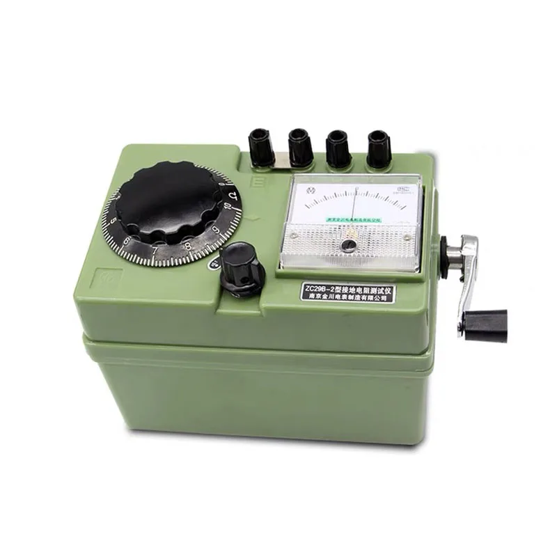 Grounding resistance tester ZC29B-1/2 grounding shaker grounding resistance meter 150r/min