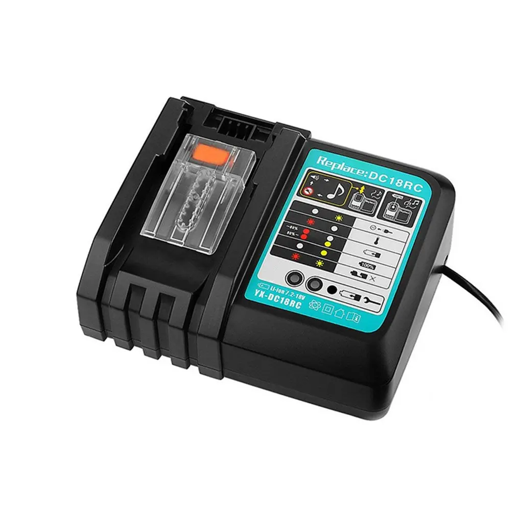 

Зарядное устройство для литий-ионных аккумуляторов 110-240 В, 3 А, зарядный ток для Makita 14,4 В, 18 в, BL1830, BL1430, DC18RC, DC18RA, электроинструмент