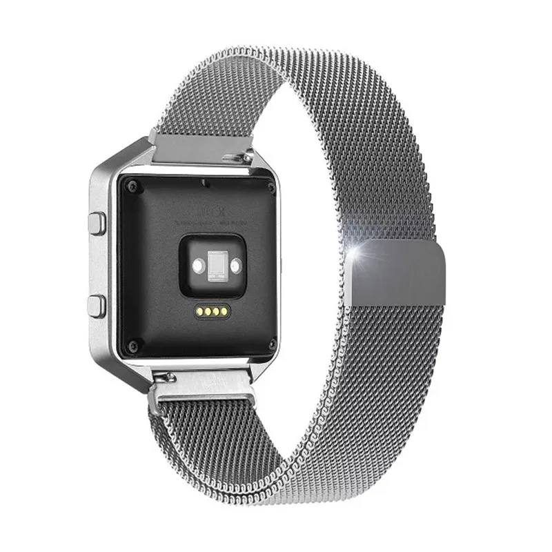 Для Fitbit Blaze Миланская нержавеющая сталь Магнитная Петля металлический браслет
