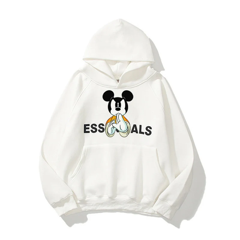 

Men's Hoodies Cotton 100% 2021 Stamped Letters New Fashion Street Pullover Harajuku Loose Popular Casual Sportswear Hoodie