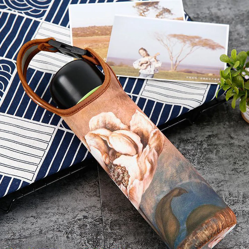 Переносная Портативная сумка чехол Защитная для бутылки с водой хранения