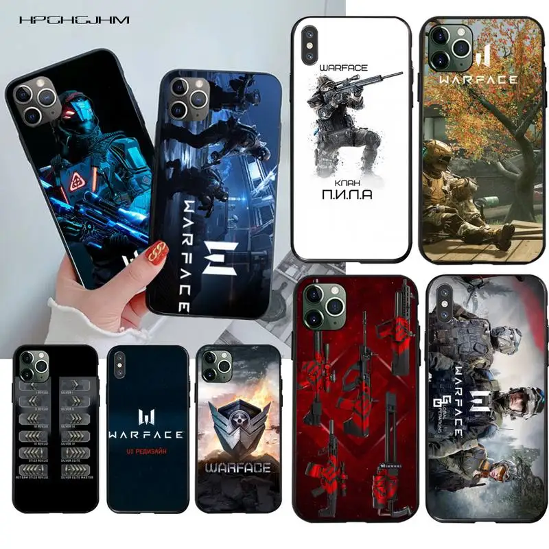 Игровой чехол Warface с низким содержанием жира оболочка для телефона iPhone 11 pro XS MAX 8 7 6