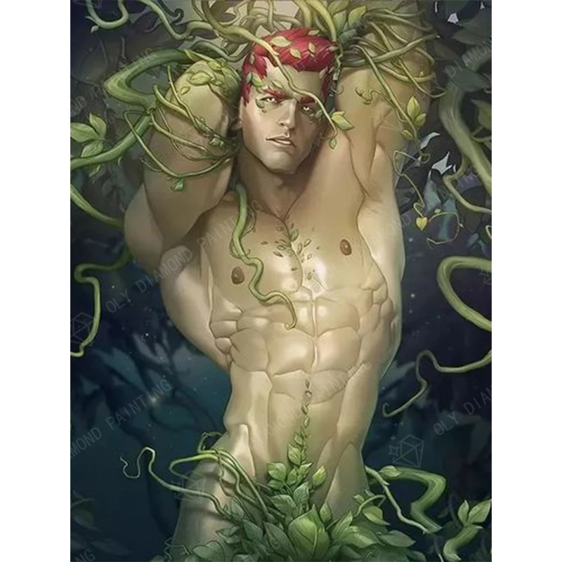 

New 5D Diy Diamond Painting The Jungle Man 3D Diamond Painting Round Rhinestones Diamant Painting Embroidery Home Decor