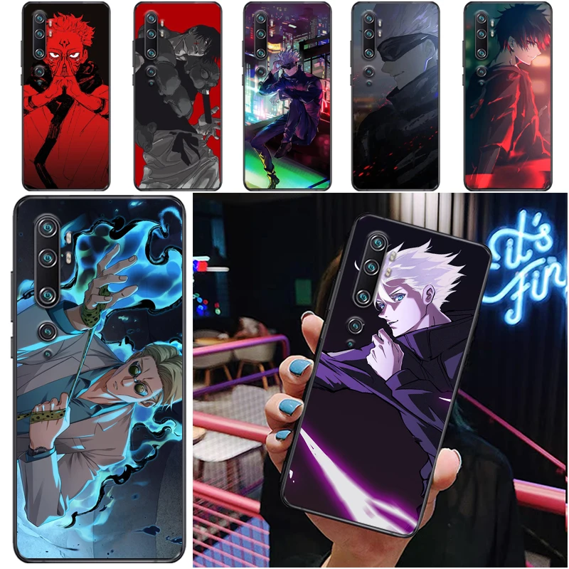 

Jujutsu Kaisen Sukuna Fushiguro Megumi Yuji Itadori Satoru Gojo Phone Case For Xiaomi CC9 Pro CC9e Back Cover Funda Cases