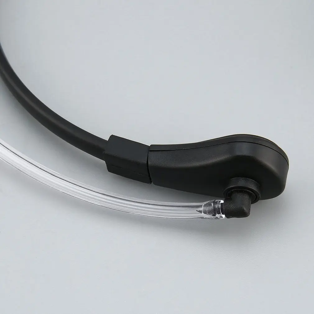 Гибкий горловой микрофон Микрофон Скрытая Акустическая трубка наушники