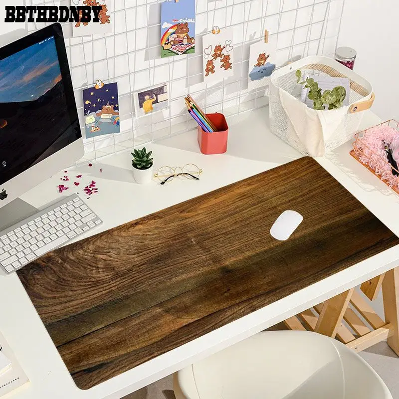 

BBTHBDNBY Funny My Favorite Brown wood DIY Design Pattern Game mousepad Rubber PC Computer Gaming mousepad