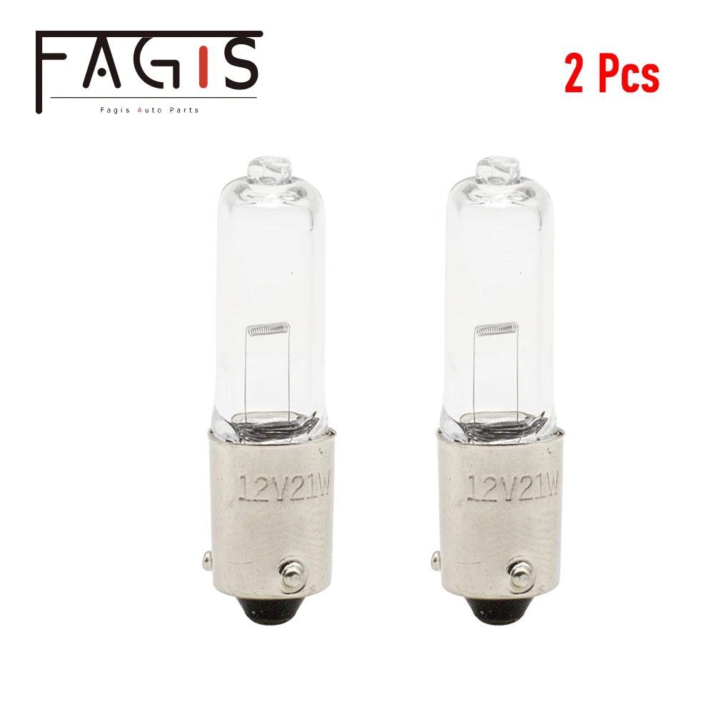 Fagis 2 предмета H21W BAY9S 12V 21 Вт Clear галогенная лампа стоп сигнал Индикатор сигнальная