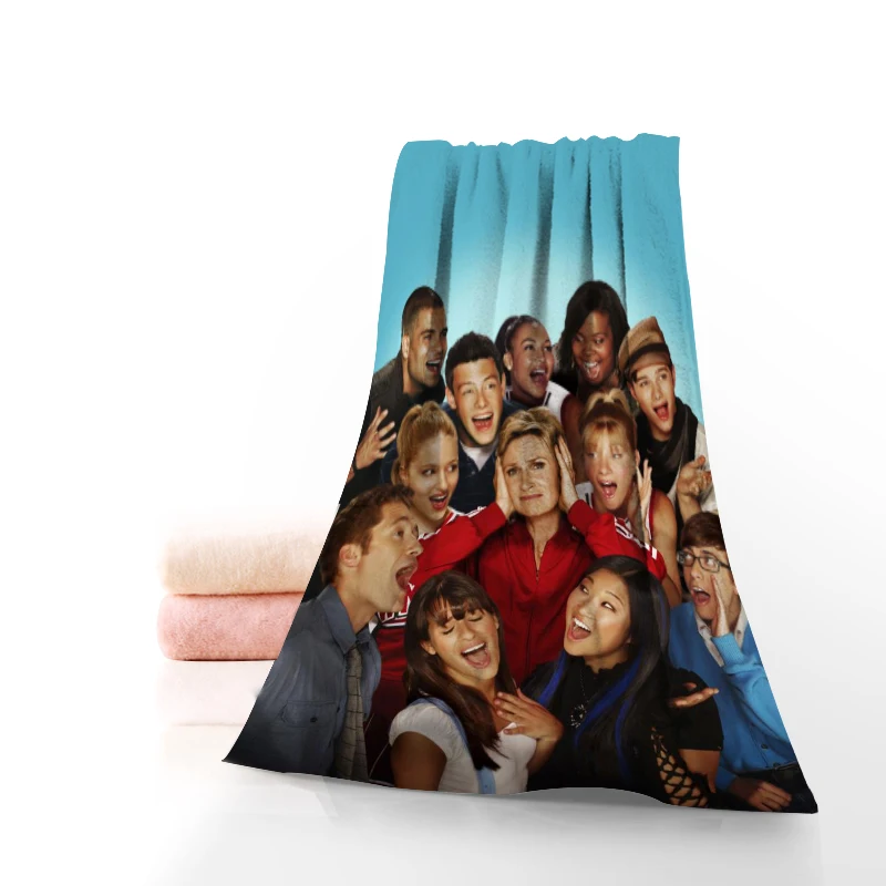 Модное банное полотенце Glee на заказ салфетка для ванной домашний текстиль