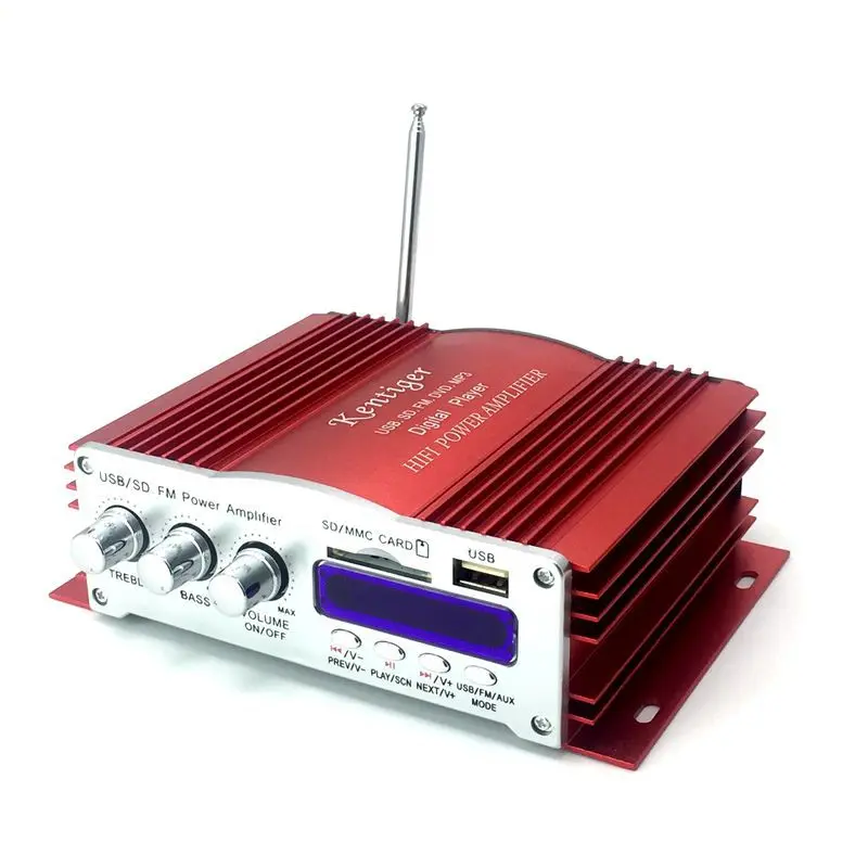 

Power amplifier four-channel output small power amplifier 12V card usb/computer