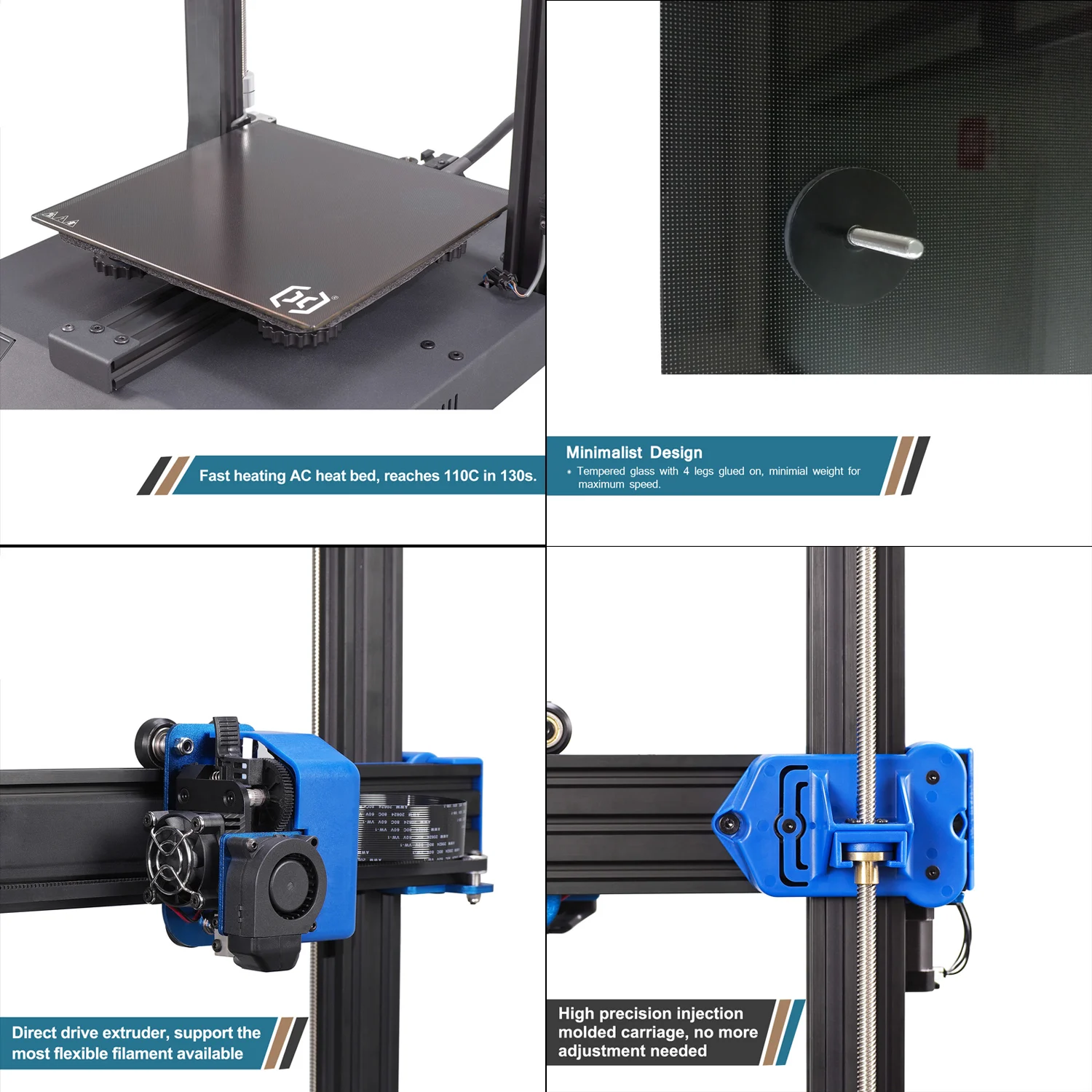 Комплект высокоточного 3D-принтера Artillery Genius 220*220*250 мм бесшумная работа