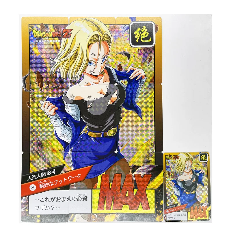 

10pcs/set Dragon Ball Z GT 9in1 Android 18 Super Saiyan Heroes Battle Card Ultra Instinct Goku Vegeta Game Collection Cards