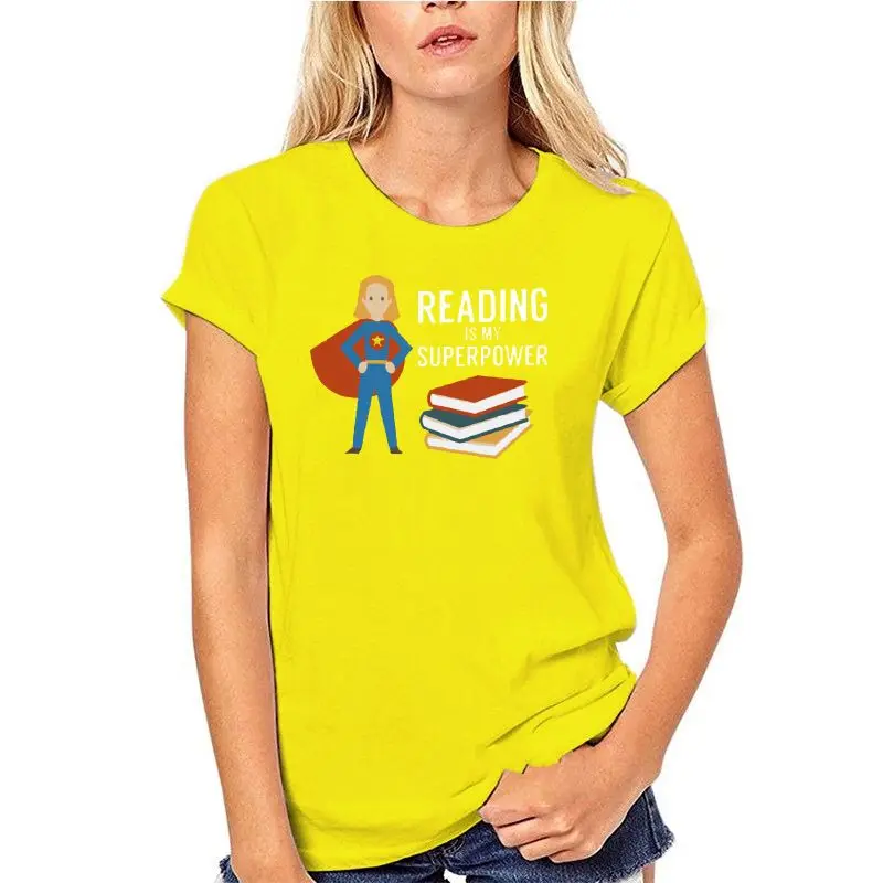 

2020 New Summer Sale For Reading Is My Superpower Shirt Funny Reading Librarian T-shirt Book Lover Gift Homme Customized Tee