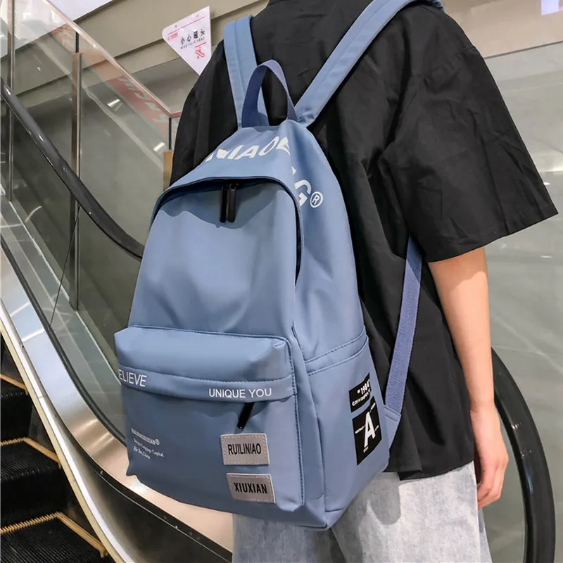 

2021 Women School Backpack Student School Bags for Teenage Girls Boy Satchel Bookbag Teen High Schoolbag Bagpack Men