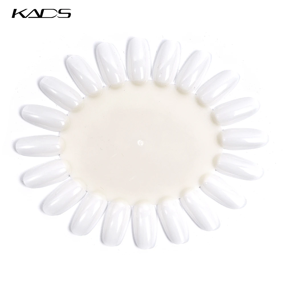 KADS 1 шт. Овальный График Дисплея Искусства Ногтя Природный Колеса 20 Советы