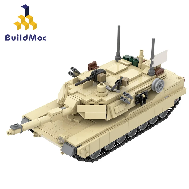 

MOC Tank Building Blocks Toys WW2 M1A2 Abrams Mini figures Vehicle Aircraft Boy Educational Block Military Bricks
