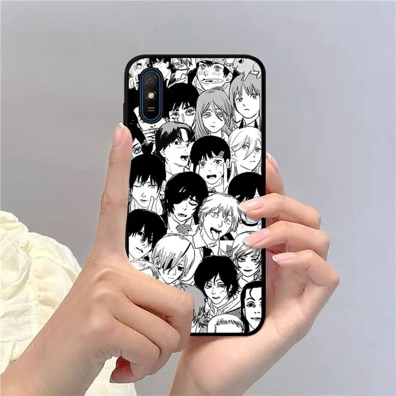 Чехол для телефона с мультяшным аниме бензопилой Redmi 9A 8A 7A 7 6A 5A 5 Plus 4X S2 GO K20 K30 6 Note 8 9