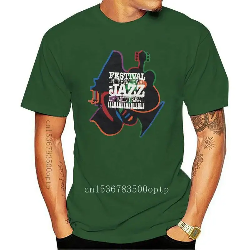 

New Festival International De Jazz Montreal Canada Vintage Tops Tee T Shirt Mens XL Gray T-Shirt 2021est Fashion