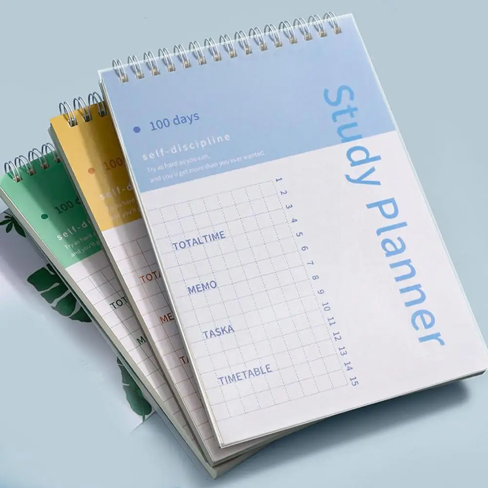 

Goal Notebook Memo Diary Notepad 2021 Schedule Timetable Dream Goal Setting Schedule Tracker Plan 100-Day Diary Calendar C6P0