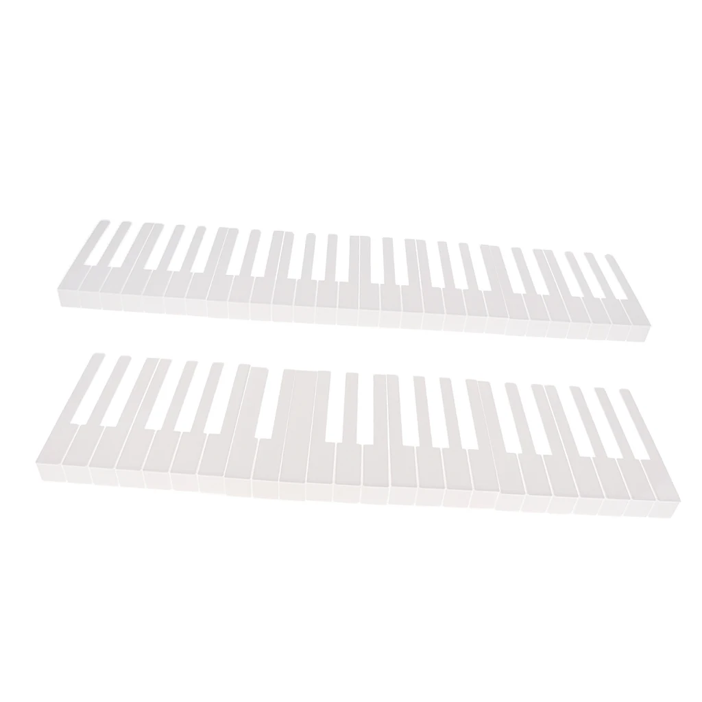 1 Набор 52 клавиши фортепианная клавиатура Сменный Keytops Piano DIY аксессуар| |