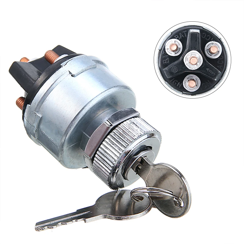 1 шт. автомобильный бочонок автоматический выключатель зажигания замок с 2