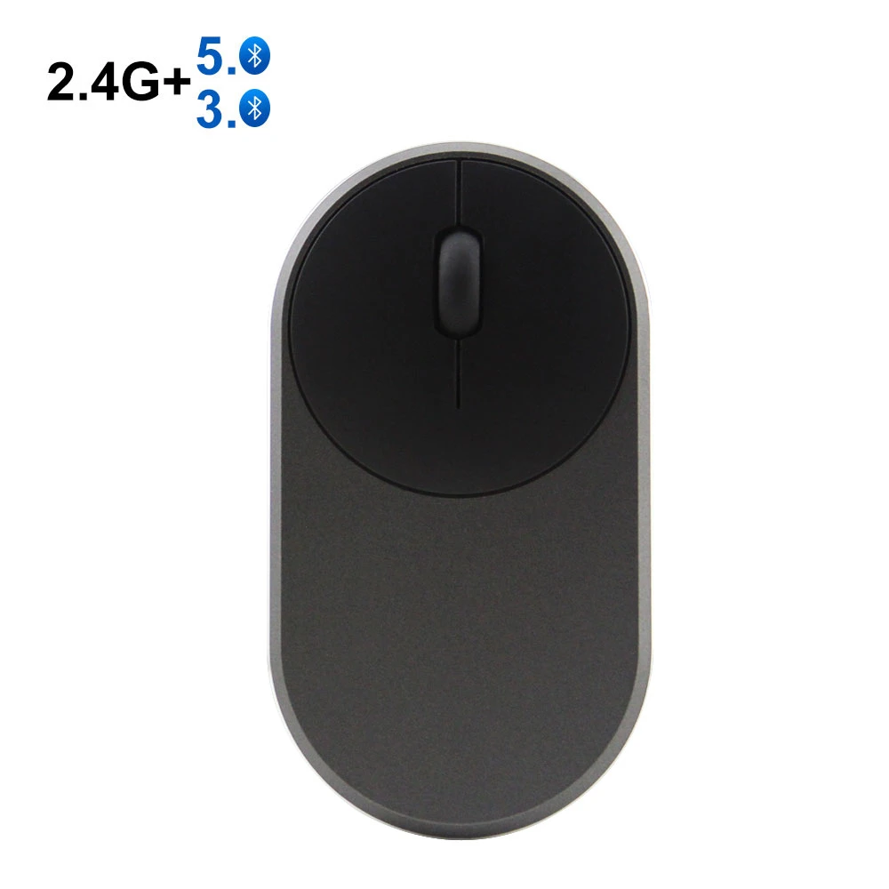 

Bluetooth 5.0+2.4G Wireless Dual Mode Rechargeable Mouse Optical USB Gaming Computer Charing Mause Slim Mice for Mac Ipad PC