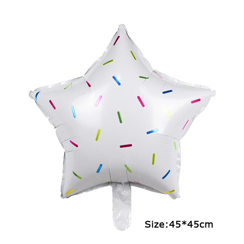 LINVIERLOVE 1 шт. 18 дюймов красочный Звездный воздушный шар из фольги с днем рождения