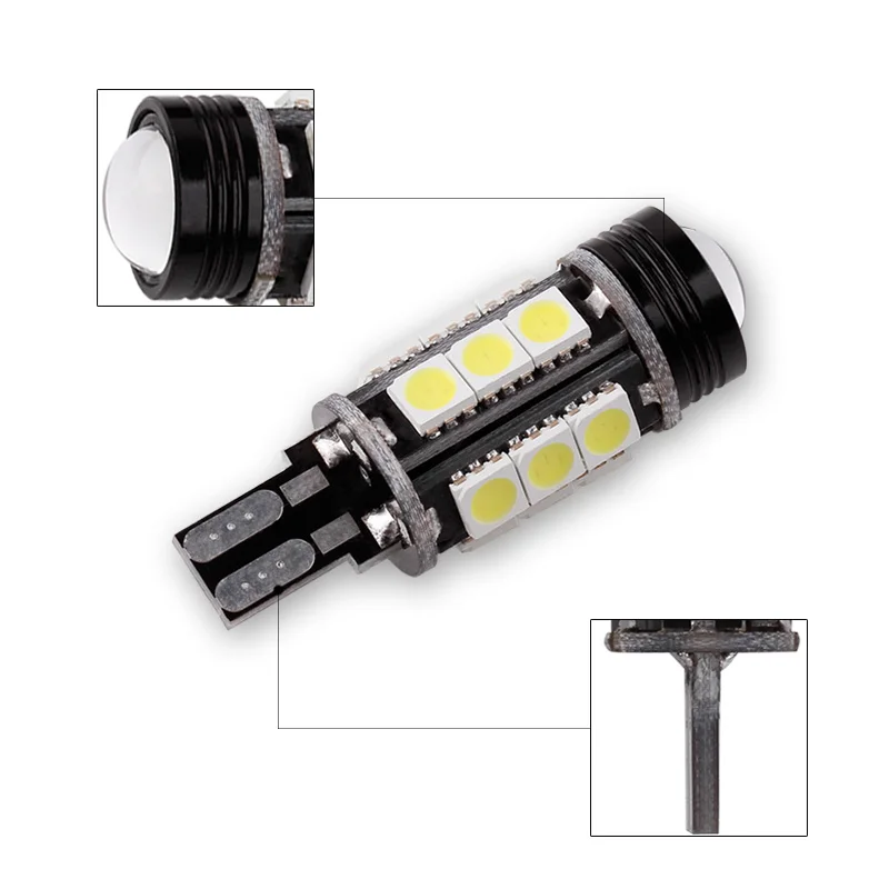 Светодиодные лампы T15 2 шт. W16W светодиодсветодиодный Canbus 5050 SMD COB внешние задние