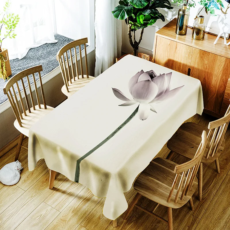 

Printing other patterns washable decorative household waterproof tablecloth