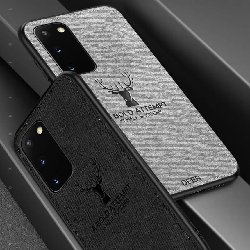 Тканевый чехол с оленем для Honor 9A 9X 9C 9S 10i 20s 20e 30i 10 20 Lite мягкий из ТПУ HUAWEI P40 p20 p30 Pro Nova