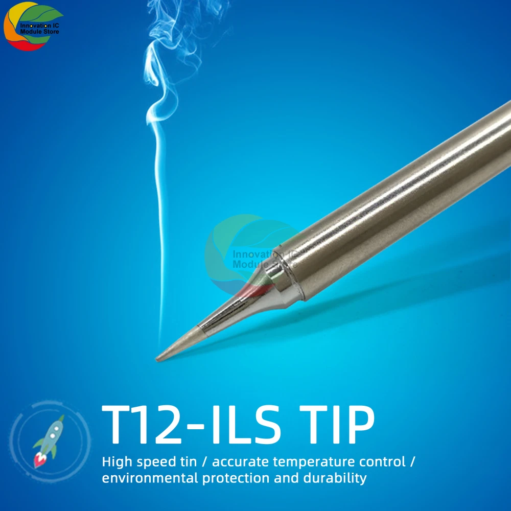 

QUICKO T12 Soldering Iron Head Soldering Iron Head T12-ILS T12-I T12-IL Soldering Iron Head Hair Hot Core Soldering Iron