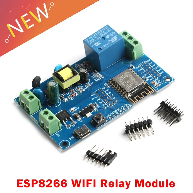ESP8266 ESP-12F триггерный релейный модуль переменного тока 90 -250V AC/DC 12V WI-FI
