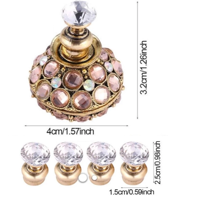 

1Pc Magnetic Nail Holder + 5 Tips Practice Training Display Stand Crystal Holders Crystal Nail Tip Display Holder -magnetic
