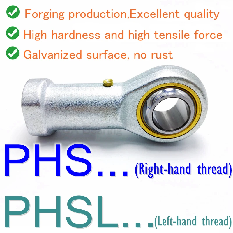 Стержневые подшипники PHS20 PHS22 PHS25 PHS28 PHS30 1 PHS35 с внутренней резьбой PHSL20 PHSL22 PHSL25