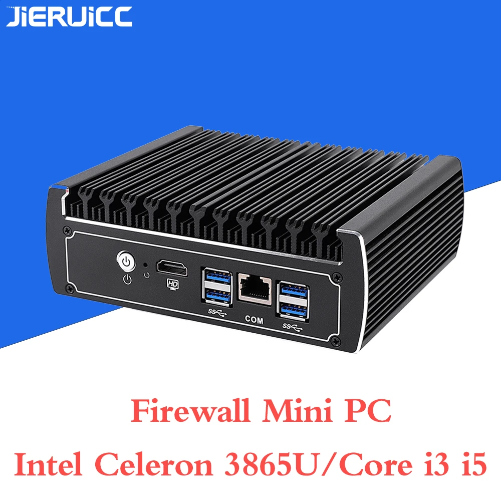 Новейший мини ПК Pfsense 7th Gen Kaby Lake Intel i5 7200u 2 5 ГГц двухъядерный безвентиляторный
