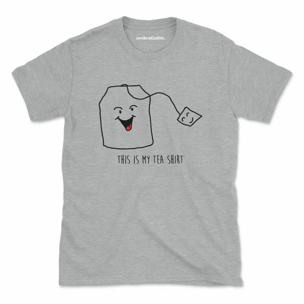 

This Is My Tea Shirt Tshirt Funny Joke Face Pun Womens Mens