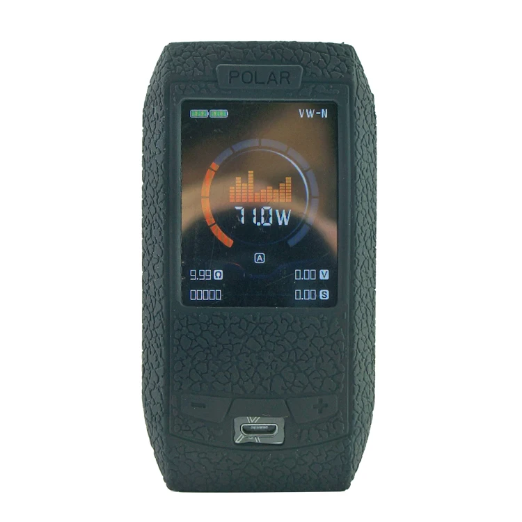 

Silicone case for polar 220W mod vape kit texture cover protective rubber skin shield wrap sleeve