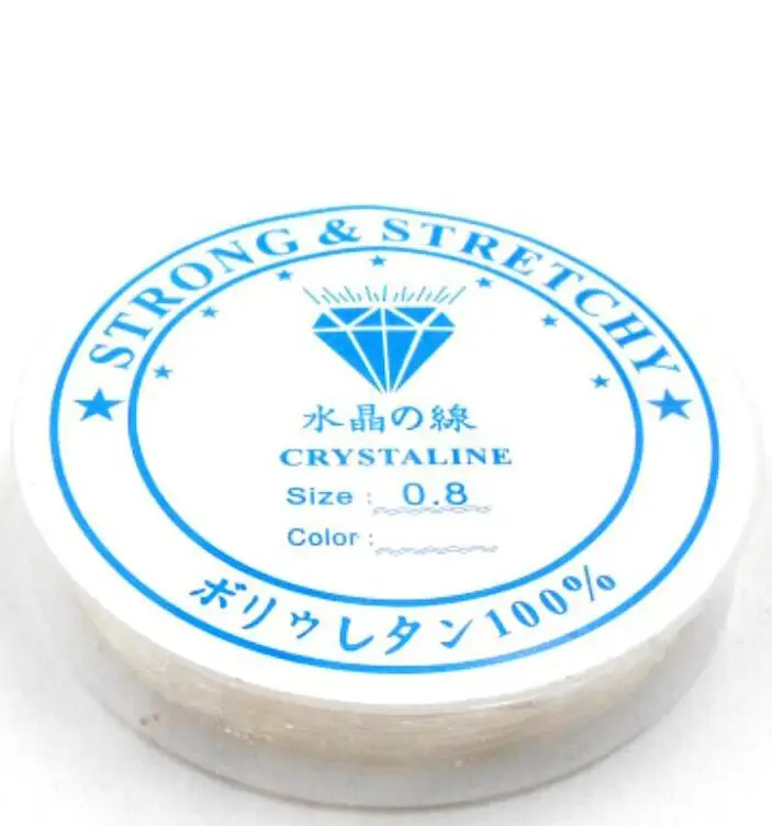 new 1Roll 0.5-1.0MM AA+ Quality Transparent clear Strong Stretchy Elastic Rope String Cord Beading Bracelet/Neckla | Украшения и