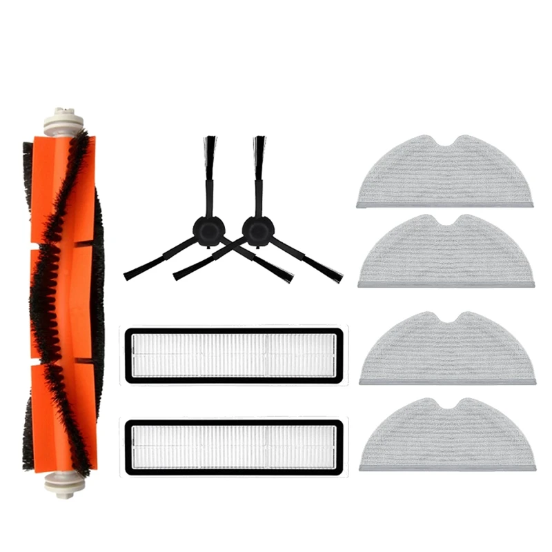 Сменные аксессуары для пылесоса Dreame Bot L10 Pro основная и боковая щетки швабры