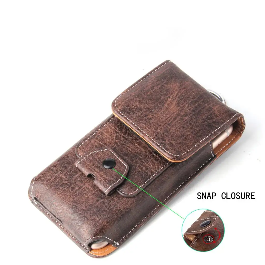 Универсальный кошелек кожаный чехол для Alcatel A30 Fierce A3 Plus 3g A7 X1 A50 Avalon V поясная сумка