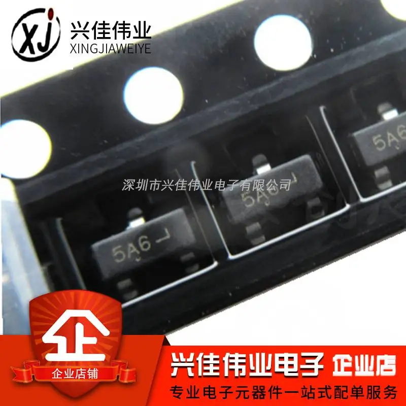 

Original New 5pcs / MMBZ5V6ALT1G 5A6 SOT23 5.6V
