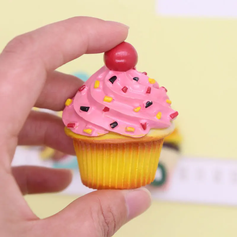 Магнит на холодильник милые торты модель мороженого еда детское украшение для