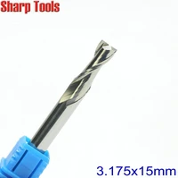 10pc shank 3 175mm cel 6 32mm 2 flute end mill wood spiral tungsten carbide cnc cutter set router bits tools for milling machine