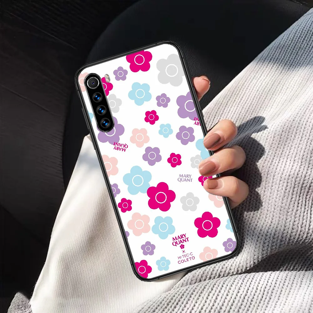 

Luxury Fashion Mary Quant Phone Case Cover Hull For XIAOMI Redmi 7 7a 8 8a 9 9a NOTE 6 7 8 8t 9 9s Pro Max 4X Black Coque