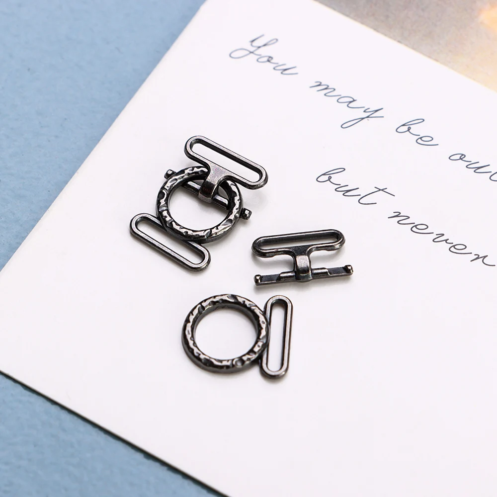 10PCS 8mm Mini Tri-glide Belt Buckle Ultra-small Metal Doll Bags Buttons DIY Stuffed Toys Shoes Clothes Accessories - купить по