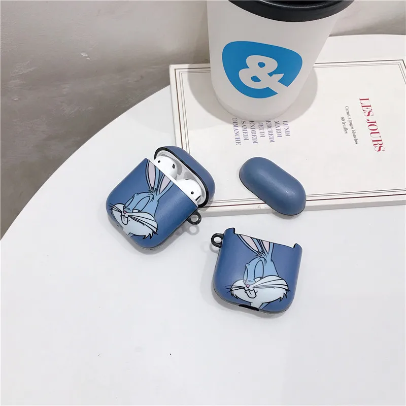 Чехол с кроликом из мультфильма для Apple Airpods чехол милый Bluetooth чехол для наушников для Air pods Pro чехол силиконовый чехол