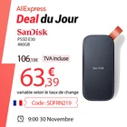 Внешний твердотельный накопитель SanDisk SSD 1 ТБ USB 3,1 USB-C SSD 2 ТБ 480 ГБ, внешний жесткий диск 520 мс для камеры ноутбука или сервера